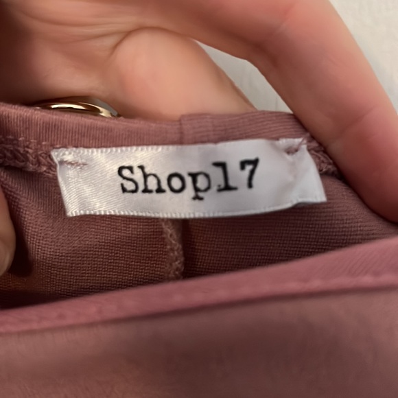 Pink/mauve body con midi dress - Picture 3 of 4